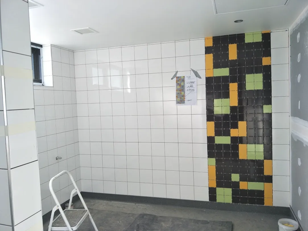 D.S. AITKEN RESERVE — tiling project by Anthony Calonaci Melbourne